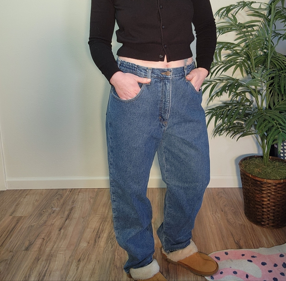 L.L. Bean Flannel Lined Comfort Waist Jeans
